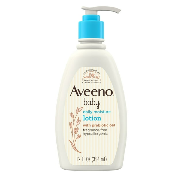 Aveeno Baby Daily Moisture Lotion with Nourishing Oatmeal, 12 fl. oz