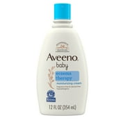 Aveeno Baby Eczema Therapy Moisturizing Body Lotion Cream with Oatmeal, 12 fl oz