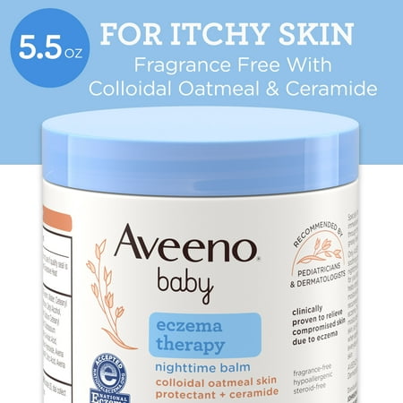 product image of Aveeno Baby Eczema Therapy Nighttime Body Balm, Colloidal Oatmeal, 5.5 oz