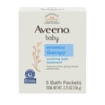 thumbnail interactive-video image 1 of Aveeno Baby Eczema Therapy Soothing Bath Treatment, 5 Count, 1 of 10