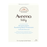 Aveeno Baby Eczema Therapy Soothing Bath Treatment, Oatmeal, 5 Count