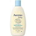 thumbnail image 1 of Aveeno Baby Wash & Shampoo Natural Oat Extract, Light Scent, 8 oz, 3-Pack, 1 of 4