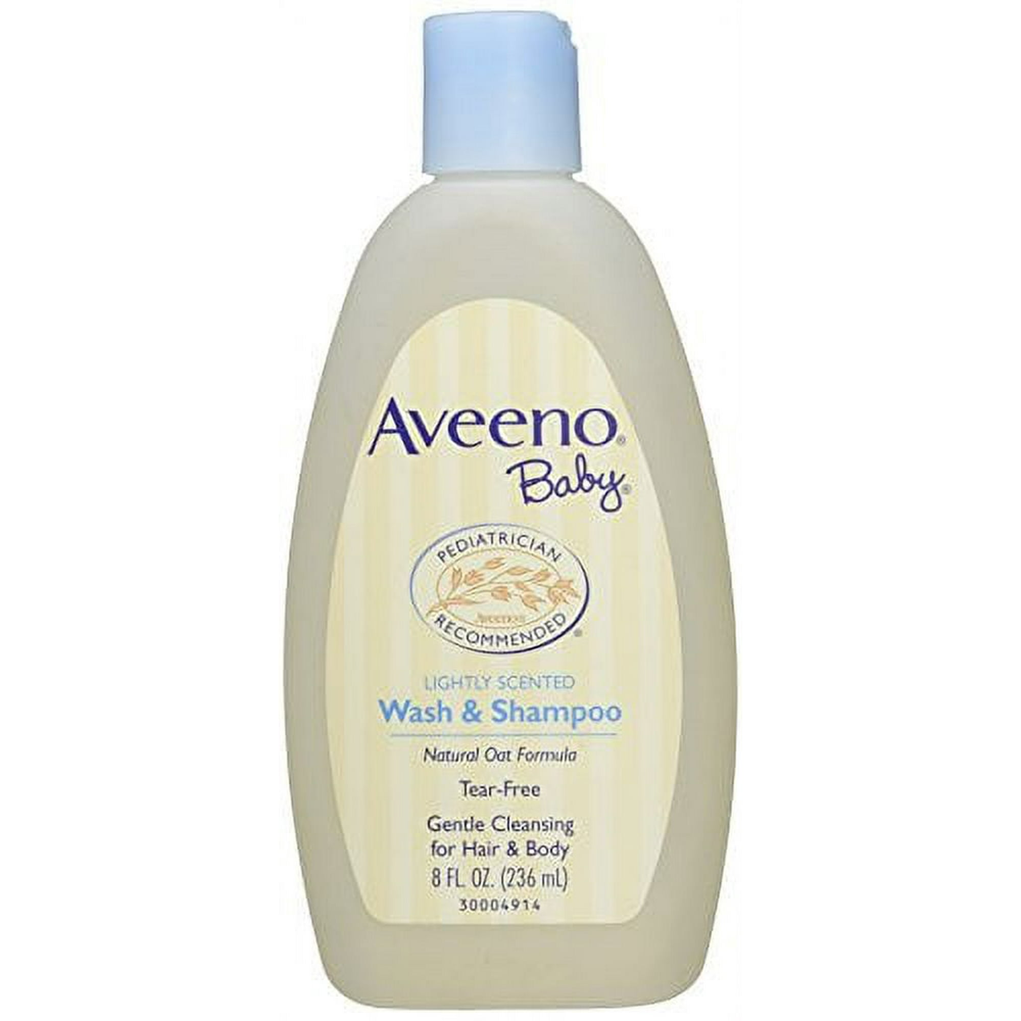 Aveeno Baby Wash and Shampoo Lightly Scented Wash and Shampoo 8oz
