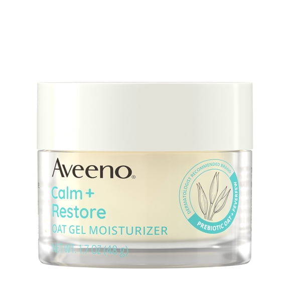 Aveeno Calm + Restore Oat Gel Facial Moisturizer, 1.7 Fl oz