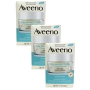 Aveeno Calm + Restore Oat Gel Facial Moisturizer for Sensitive Skin, Lightweight Gel Cream Face Moisturizer, 1.7 oz 1 Ea (Pack of 3)