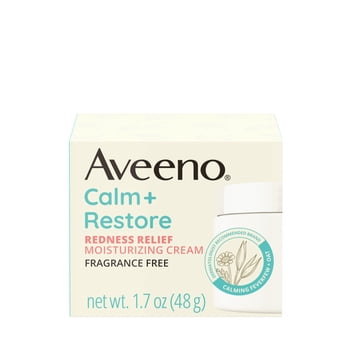 Aveeno Calm + Restore Redness Relief Face Cream, 1.7 oz