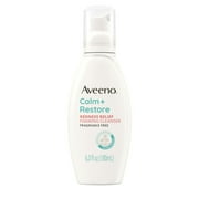 Aveeno Calm + Restore Redness Relief Face Wash, Foaming Facial Cleanser, 6 oz