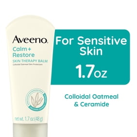 Aveeno Calm + Restore Skin Therapy Balm for Sensitive Skin, Face Moisturizer, 1.7 oz