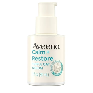Aveeno Calm Restore Triple Oat Sensitive Skin Facial Serum, 1 fl. oz