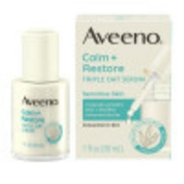 Aveeno Calm Restore Triple Oat Sensitive Skin Face Serum, 1 fl. oz