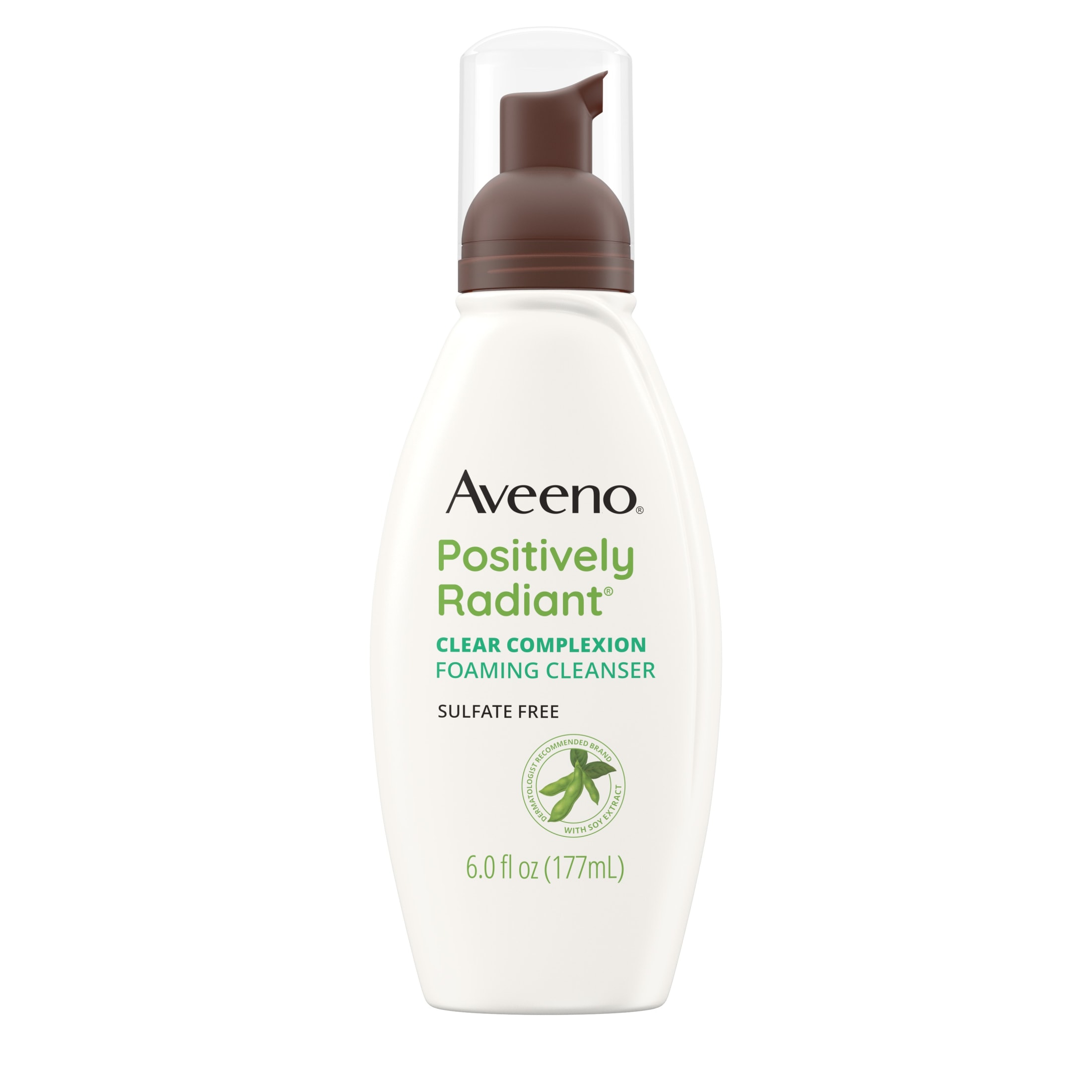 Aveeno Clear Complexion Foaming Facial Cleanser, Oil-Free Acne Face Wash, 6 fl. oz - image 1 of 9