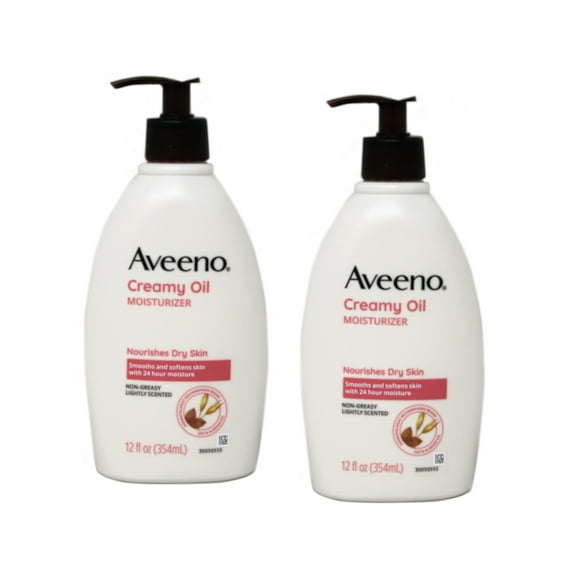 Aveeno Creamy Moisturizing Oil - 12 Oz - 2 Pk