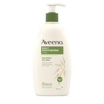 Aveeno Daily Moisturizing Body Lotion and Facial Moisturizer for Face, Body and Dry Skin, 18 oz