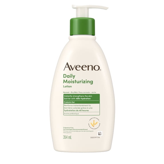 Aveeno Daily Moisturizing Body Lotion with Oat for Dry Skin, 12 fl. oz