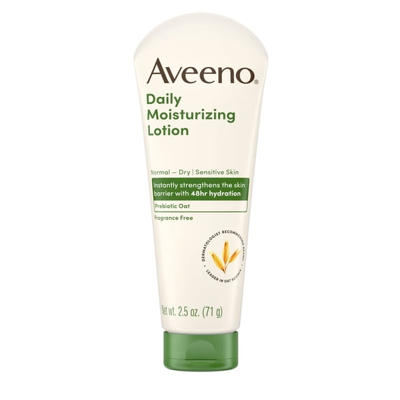 Aveeno Daily Moisturizing Body Lotion, Travel Size 2.5 Fl oz (3 Pack)