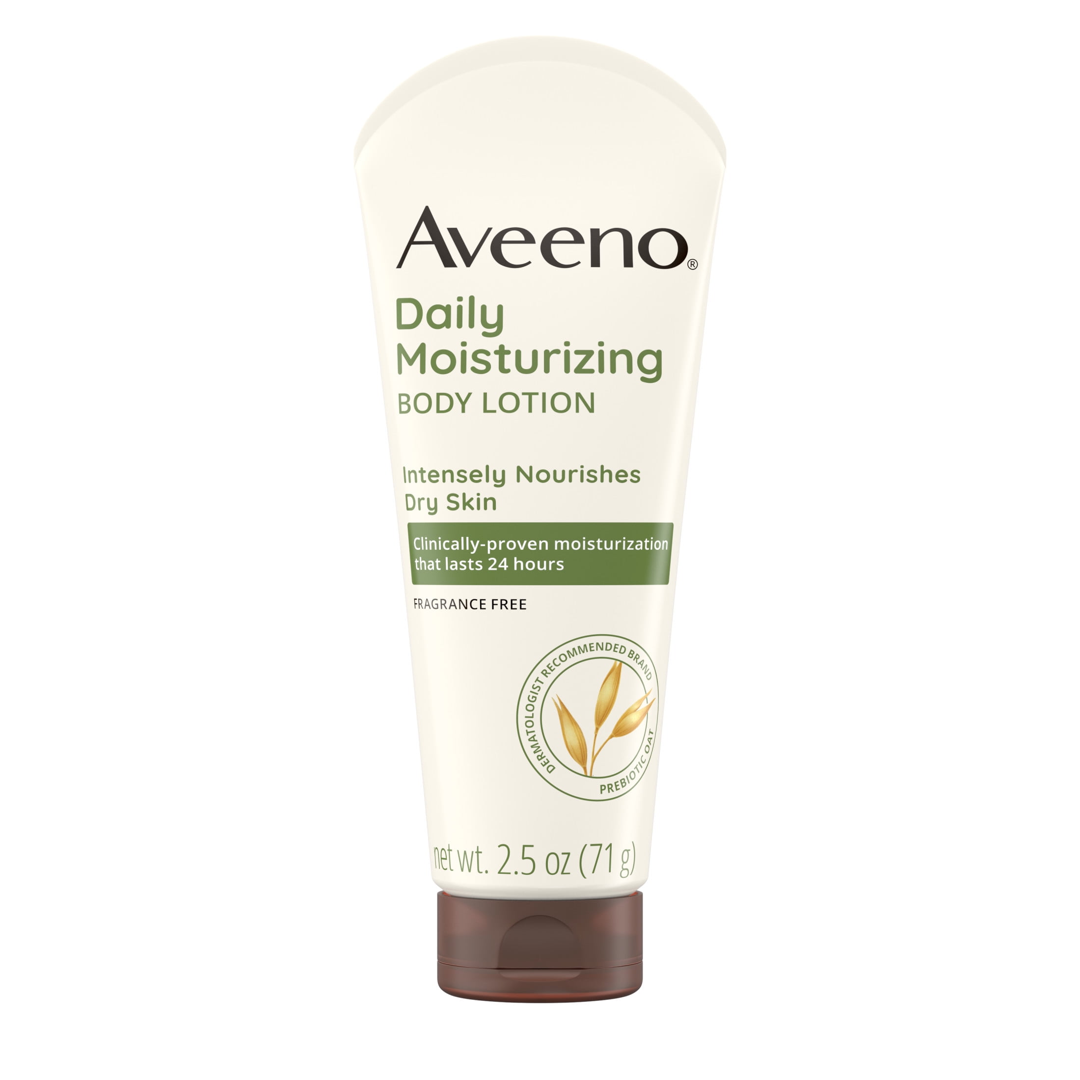 Aveeno Daily Moisturizing Body Lotion with Oat for Dry Skin, 2.5 fl oz