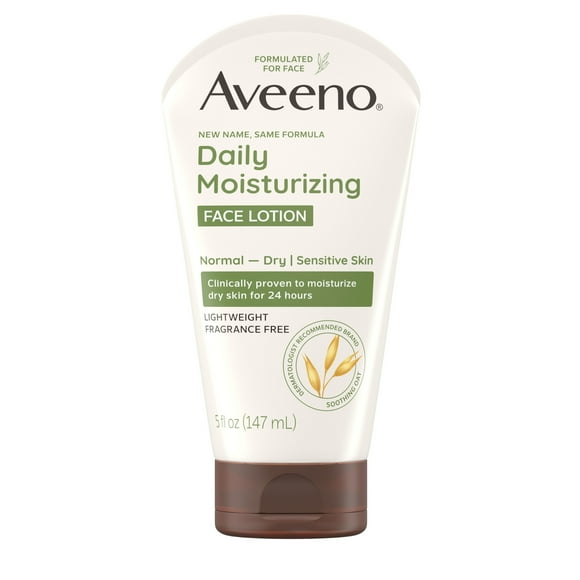 Aveeno Daily Moisturizing Face Lotion with Oat for Dry Skin, 5 fl oz