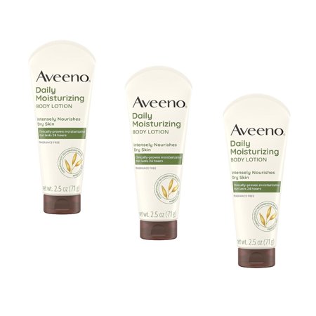 Aveeno Daily Moisturizing Lotion, 2.5 Ounce (Pack of 3)