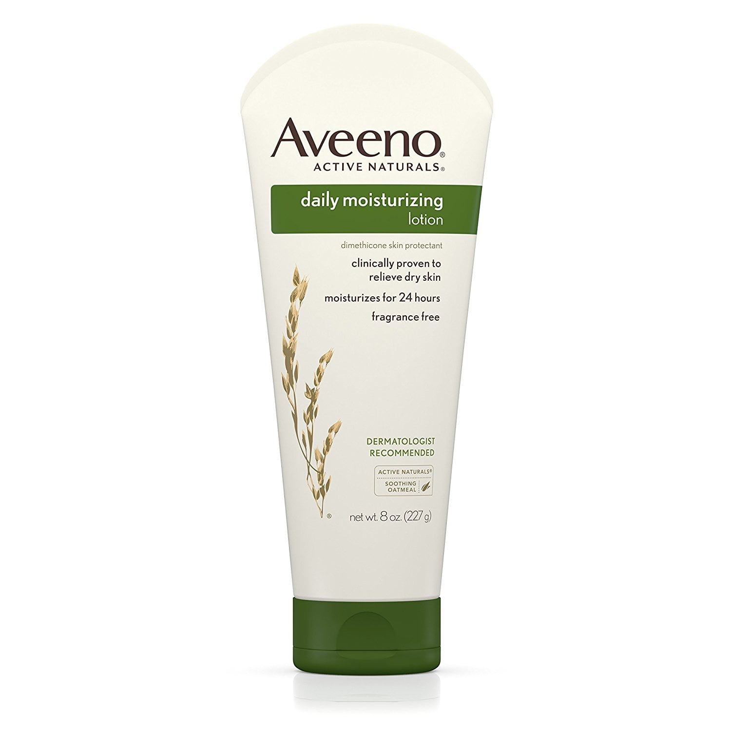 Aveeno Active Naturals Daily Moisturizing Lotion, Fragrance Free, 8 oz (3 Pack) (Bundle)