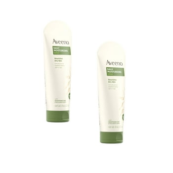 Aveeno Daily Moisturizing Lotion with Oat for Dry Skin, 8 fl. Oz -2 Pack