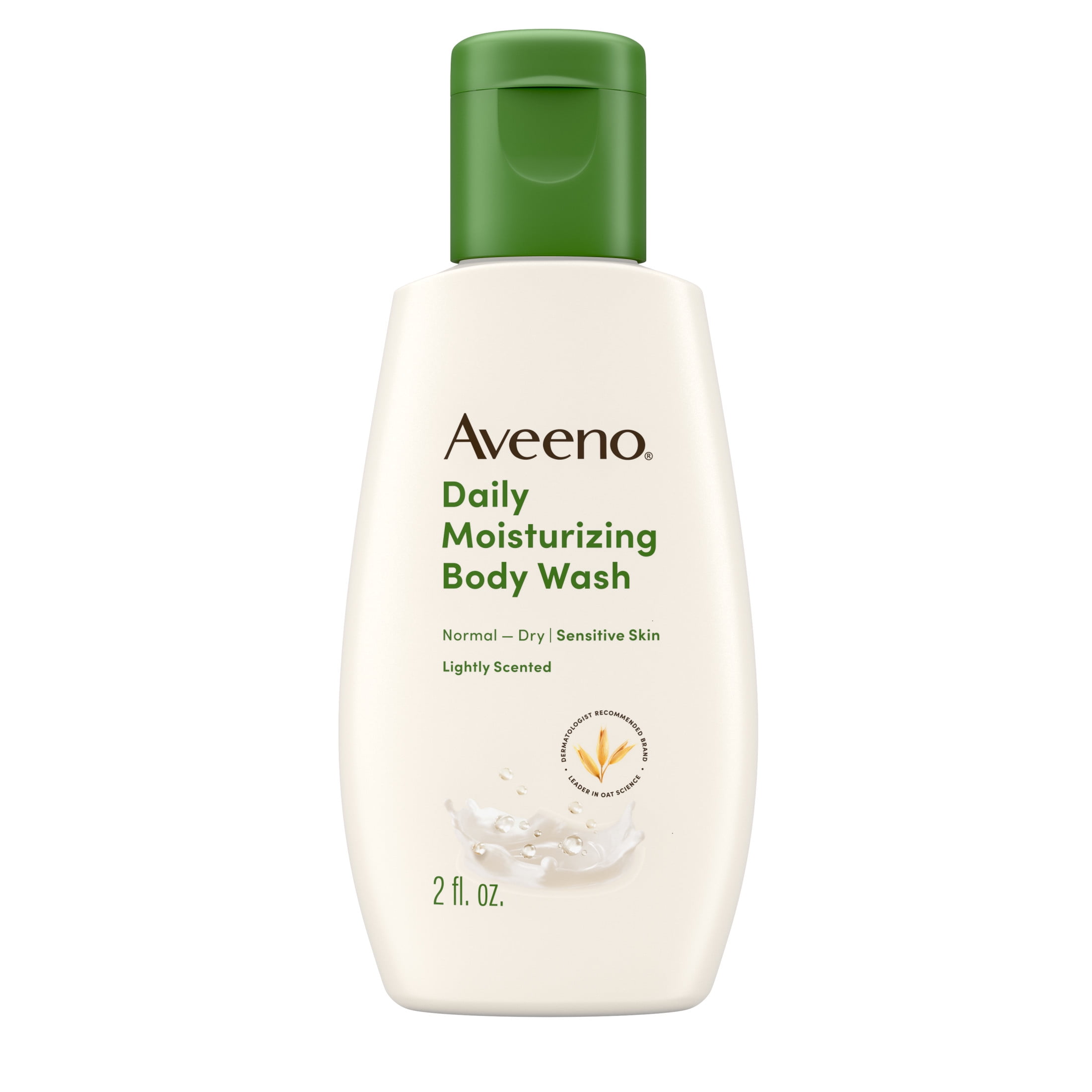 Aveeno Daily Moisturizing Body Wash for Dry, Sensitive Skin, 2 fl. oz