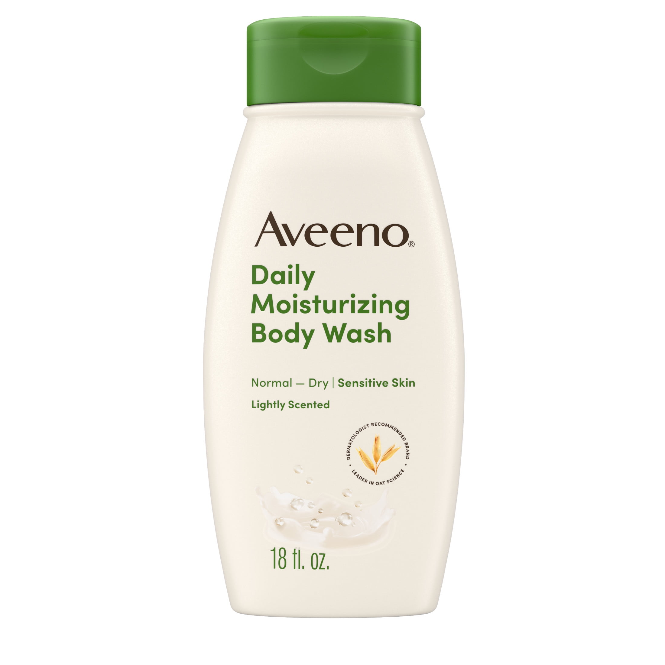 Aveeno Daily Moisturizing Dry Skin Body Wash Soap, Prebiotic Oat