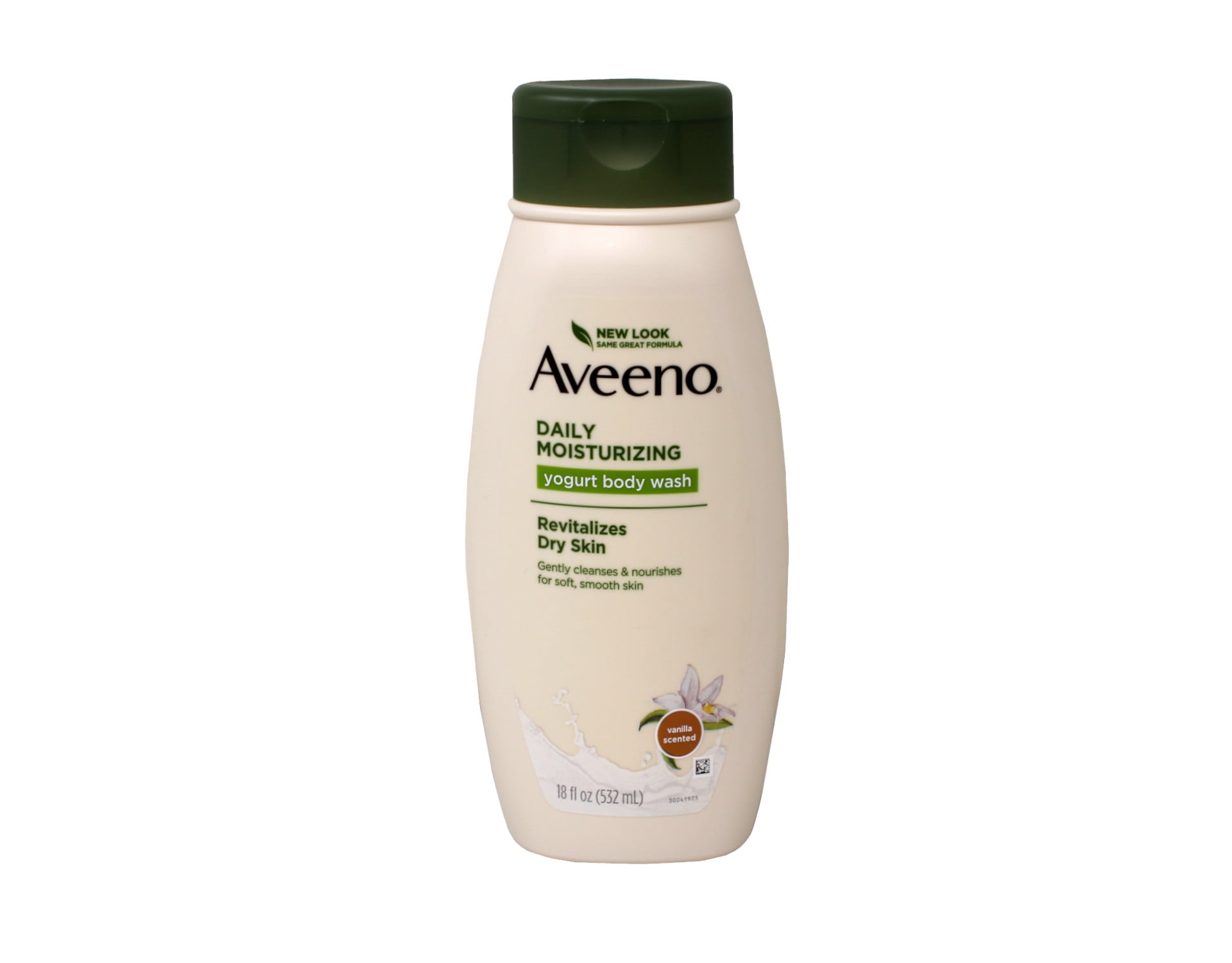 Aveeno Daily Moisturizing Yogurt Body Wash, Vanilla Scent 18 Ounce