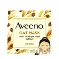 thumbnail image 1 of Aveeno Detoxifying Oat Face Mask, Moringa Seed and Vitamin E, 1.7 oz, 1 of 11