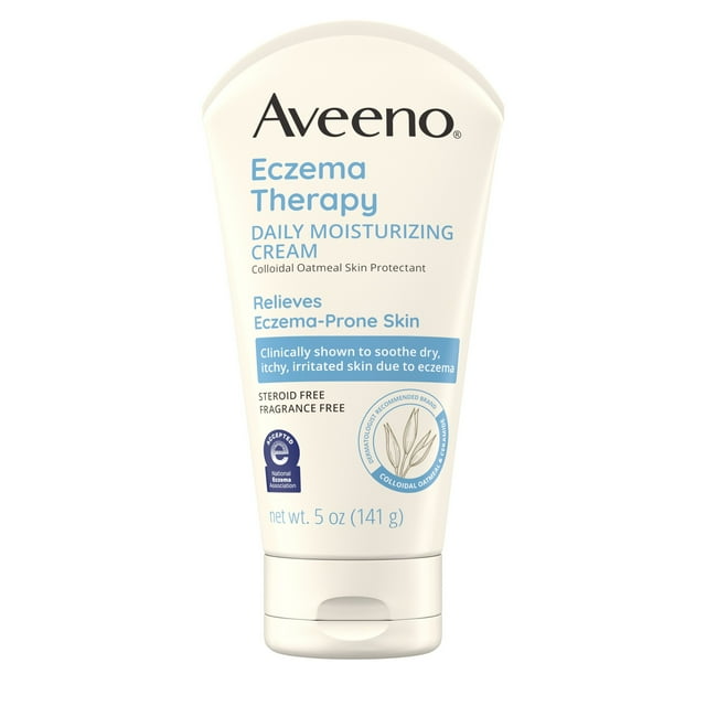 Aveeno Eczema Therapy Daily Soothing Body Cream, Steroid-Free, 5 oz