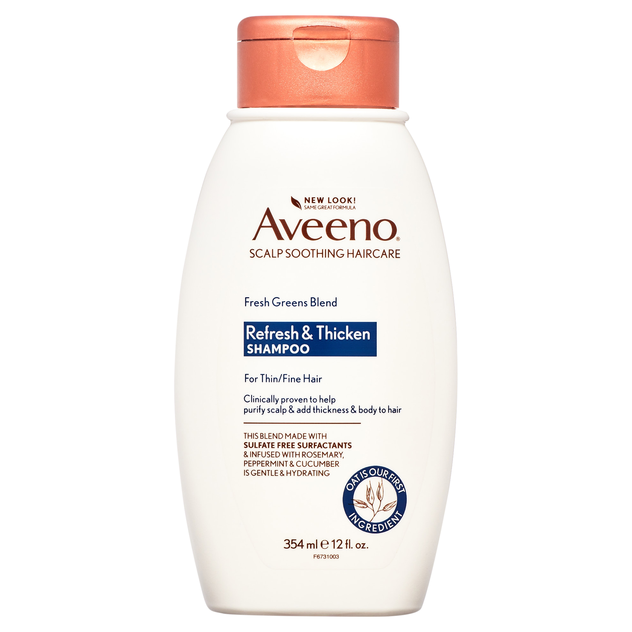 Aveeno Plant Protein Blend Shampoo for Strong HealthyLooking Hair, 12 fl oz
