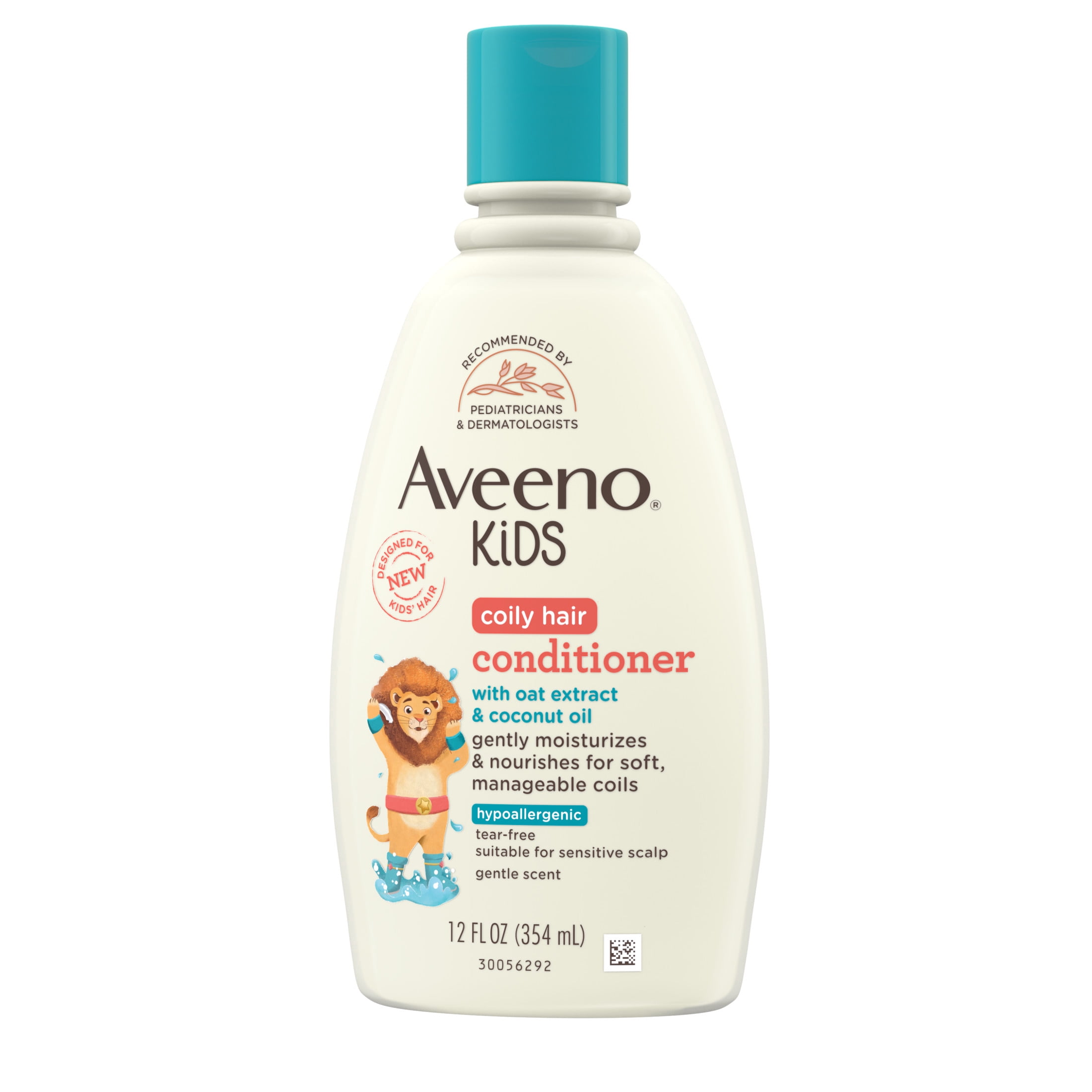 Aveeno Kids Coily Hair Conditioner, Hypoallergenic, 12 fl. oz