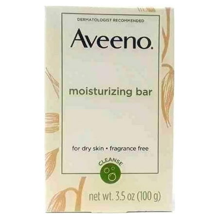 Aveeno Moisturizing Bar for Dry Skin 3.5 Oz (Pack of 8)