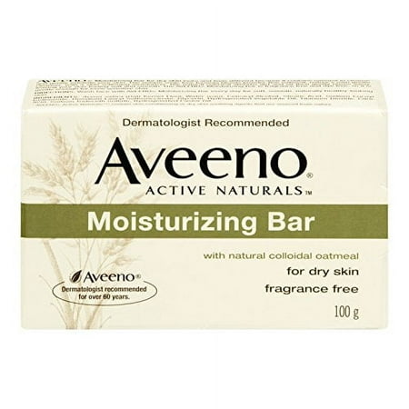 Aveeno Moisturizing Bar with Natural Colloidal Oatmeal for Dry Skin, 3.5 oz