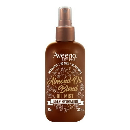 Aveeno Oil Mist Almond Oil Blend, 3.3 Oz