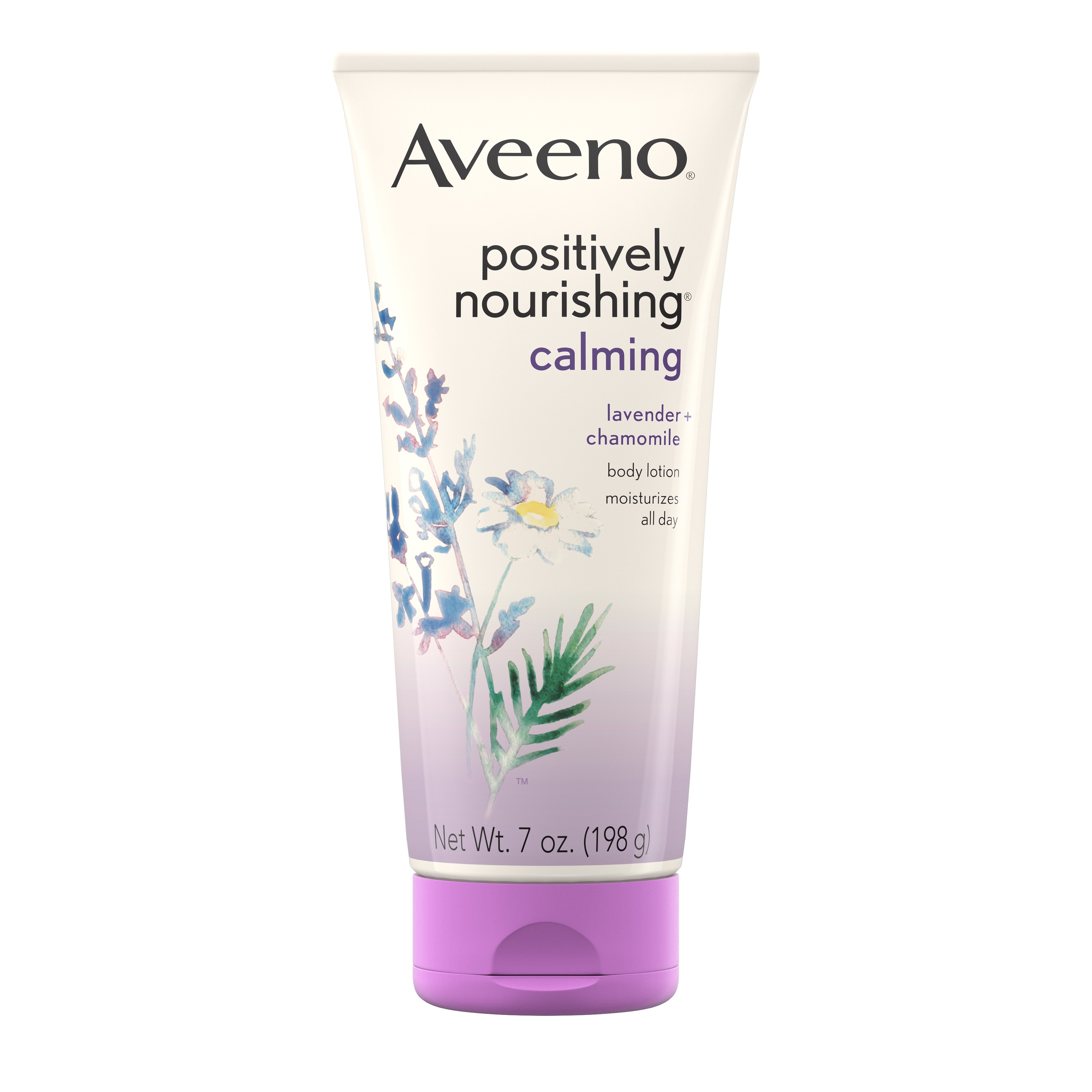 Aveeno Positively Nourishing Calming Lavender Body Lotion, 7 oz - image 1 of 8