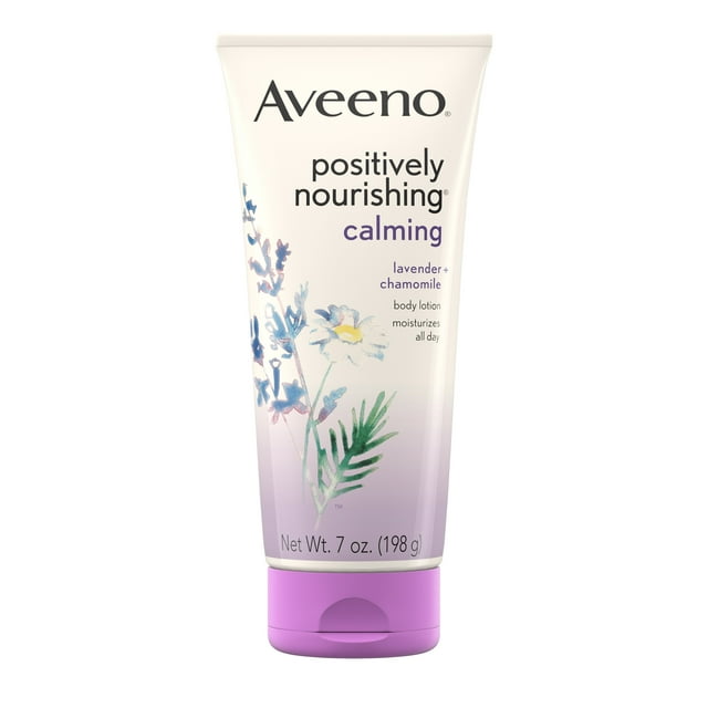 Aveeno Positively Nourishing Calming Lavender Body Lotion, 7 oz