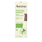 Aveeno Positively Radiant Daily Face Moisturizer Lotion with SPF 30, 2.3 oz