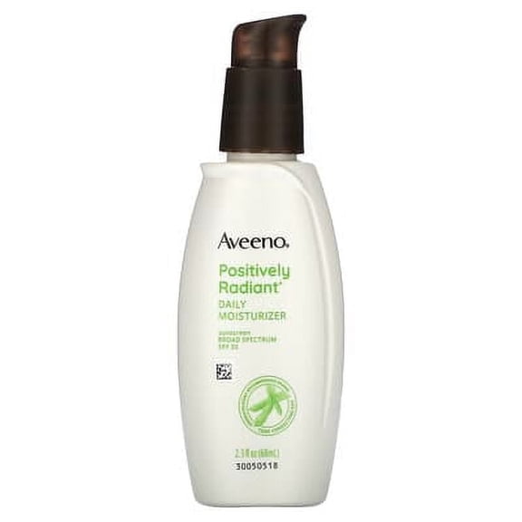 Aveeno, Positively Radiant, Daily Moisturizer Sunscreen, SPF 30, 2.3 fl oz