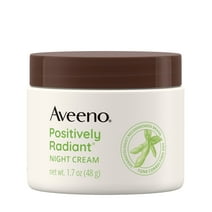 Aveeno Positively Radiant Moisturizing Face & Neck Night Cream, 1.7 oz