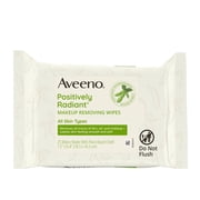 Aveeno Calm + Restore Unscented Face Wipes, 25 Count