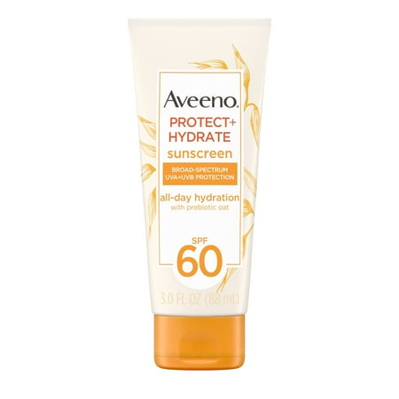 Aveeno Protect + Hydrate Body Sunscreen Lotion with SPF 60, 3.0 fl. oz