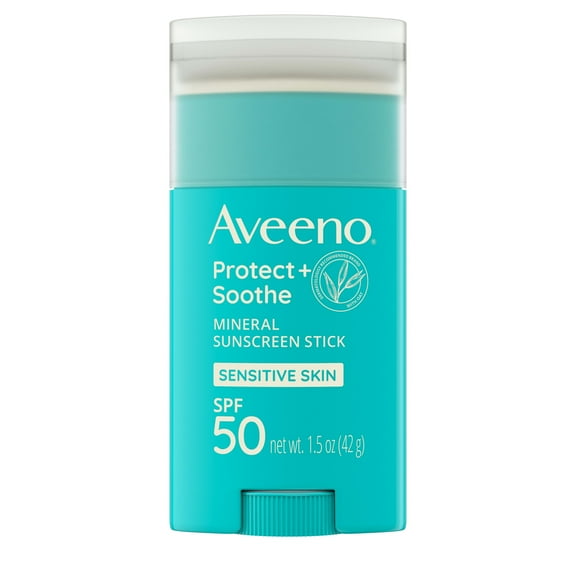 Aveeno Protect + Soothe Mineral Sunscreen Stick Broad Spectrum SPF 50