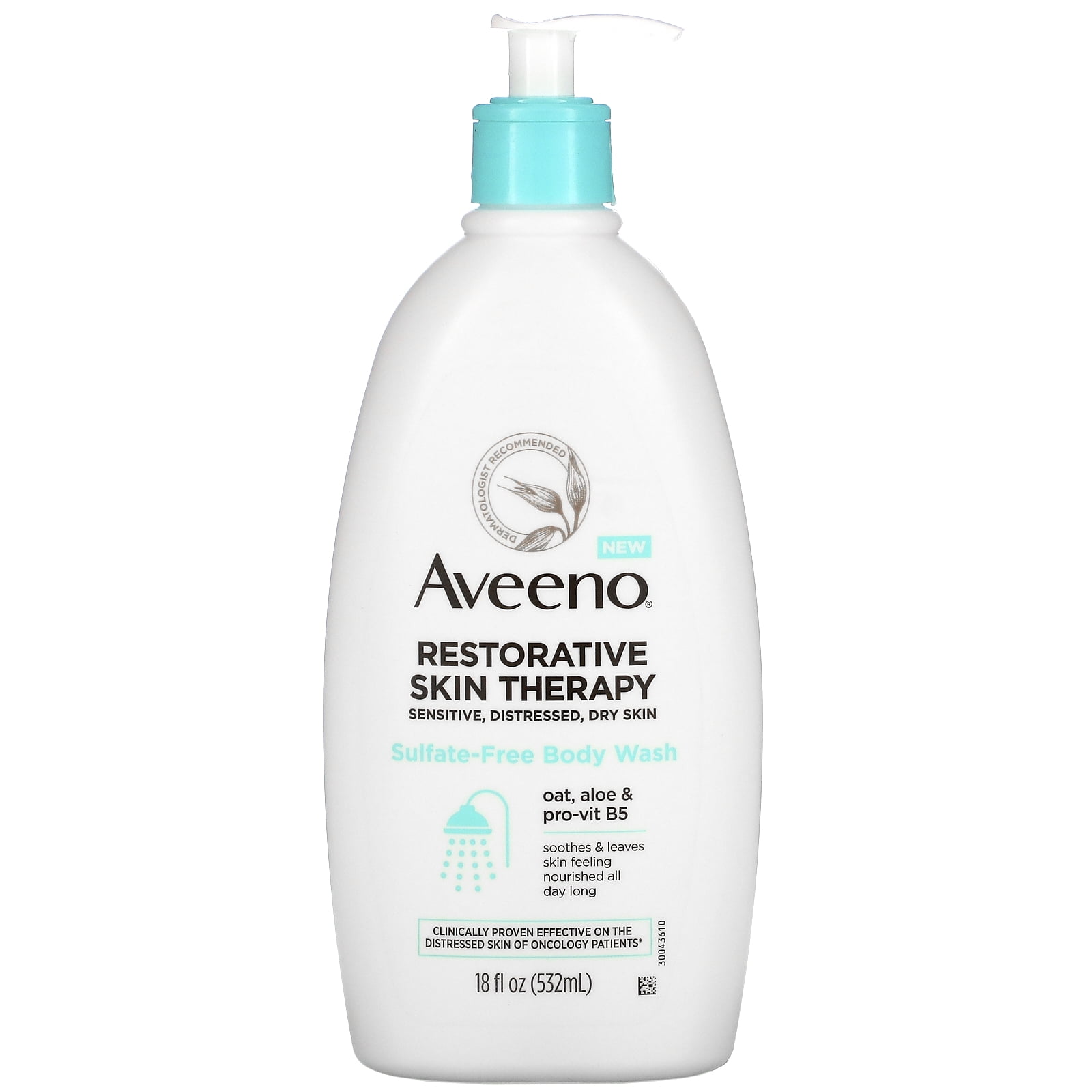 Aveeno, Restorative Skin Therapy, SulfateFree Body Wash, 18 fl oz (532 ml)