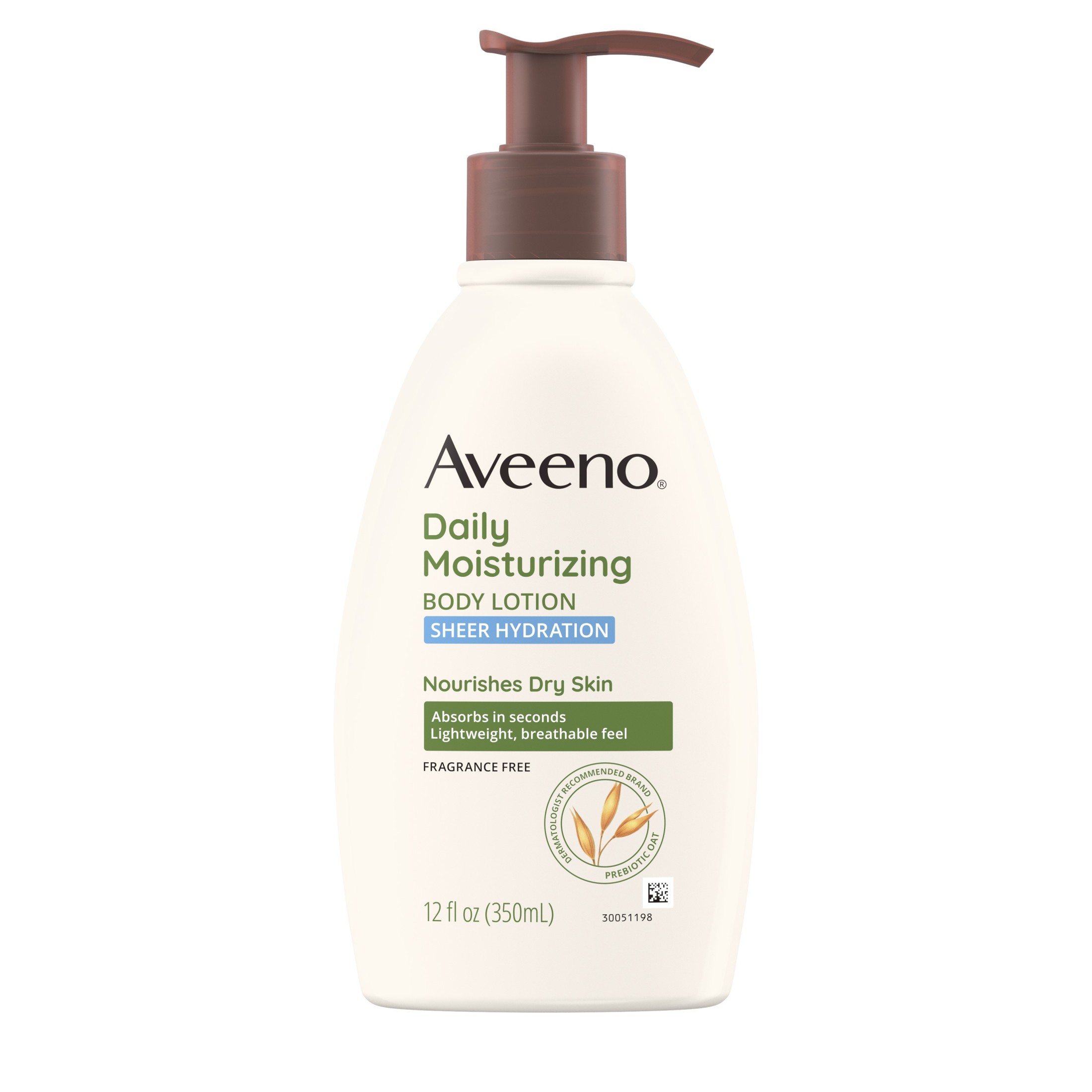 Aveeno Sheer Hydration Daily Moisturizing Dry Skin Lotion, 12 fl. oz - image 1 of 10