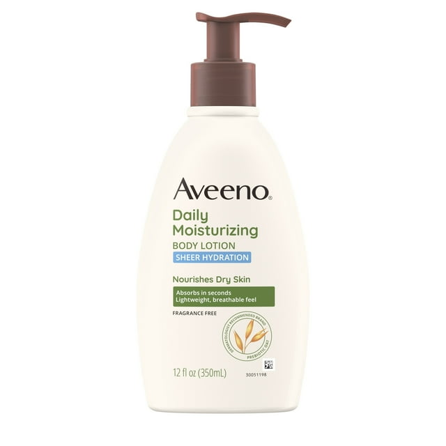 Aveeno Sheer Hydration Daily Moisturizing Dry Skin Lotion, 12 fl. oz