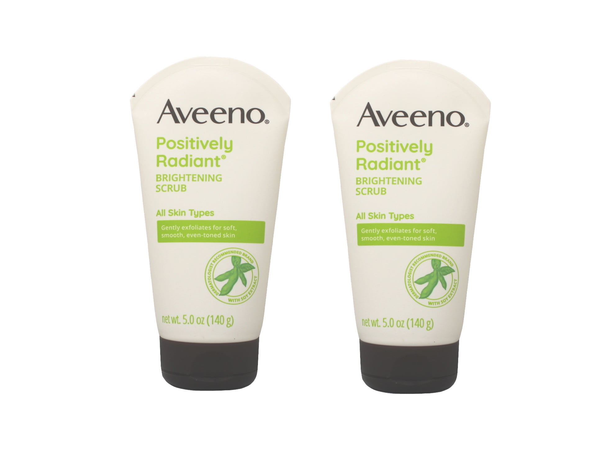 Aveeno Skin Brightening Daily Scrub 5 oz, 2 Pack