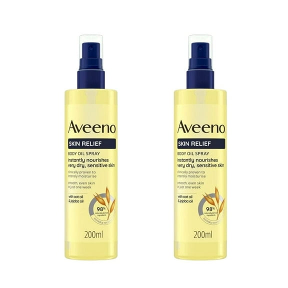 Aveeno Skin Relief Body Oil 200 ml -2 Pack
