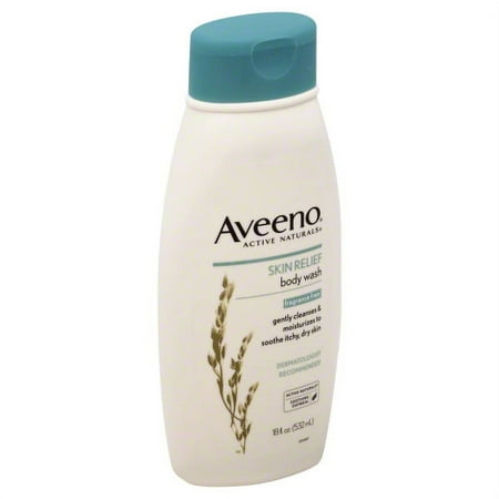 Aveeno Active Naturals Skin Relief Body Wash, 18 oz