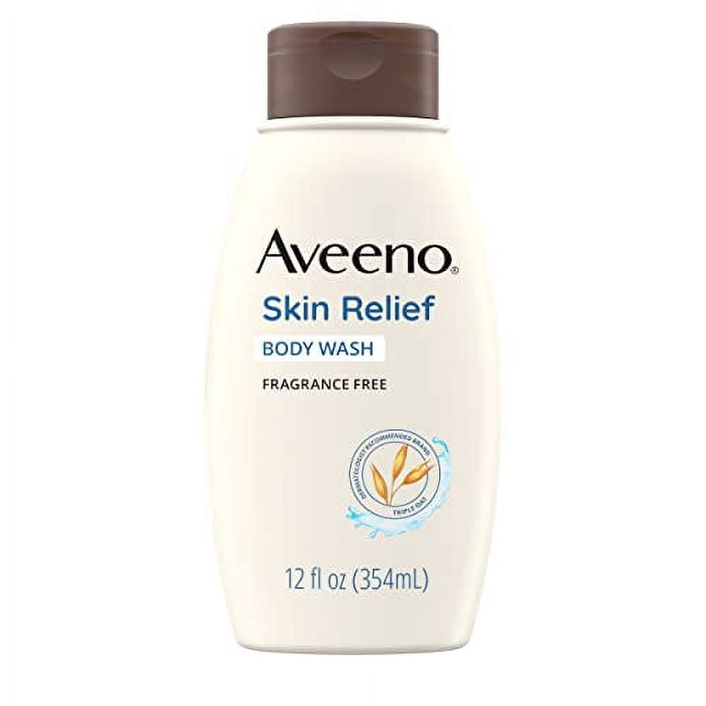 Aveeno Skin Relief FragranceFree Body Wash with Triple Oat Formula