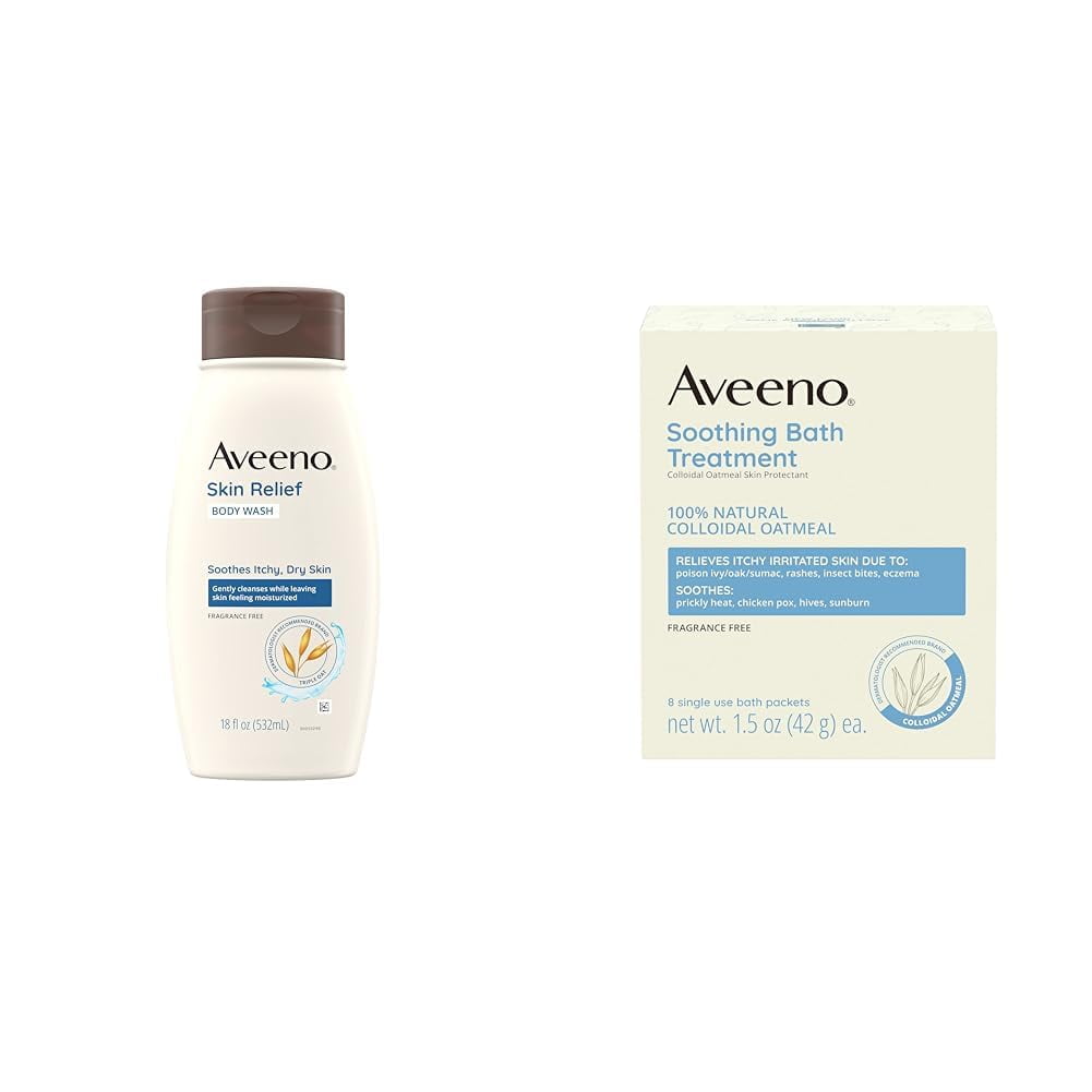 Aveeno Skin Relief FragranceFree Body Wash With Triple Oat Formula